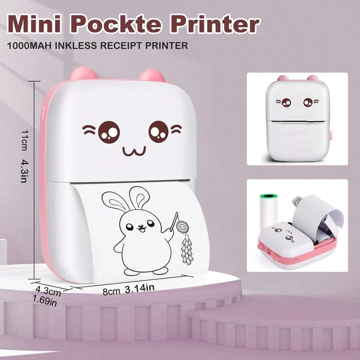 InstaPrint Mini Bluetooth Printer