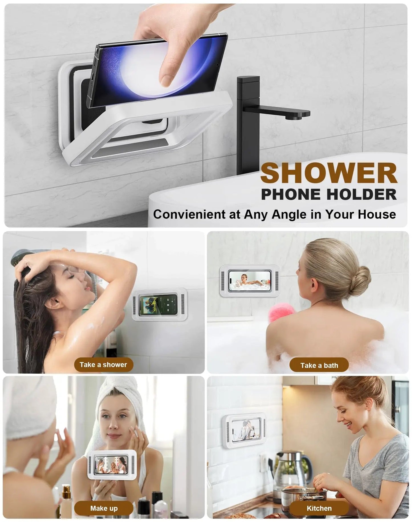 Aqua360 Shower Phone Stand